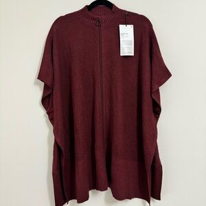 Lululemon NWT Call Me Cozy Wrap One Size Maroon